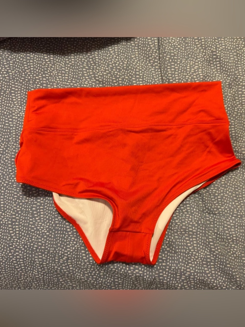 PINK Victoria's Secret High-Waist Bikini Bottoms - Bright Red